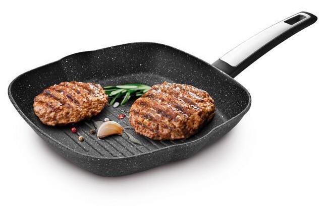 Grillpande Tescoma iPremiumStone - antracit, 27 cm billede