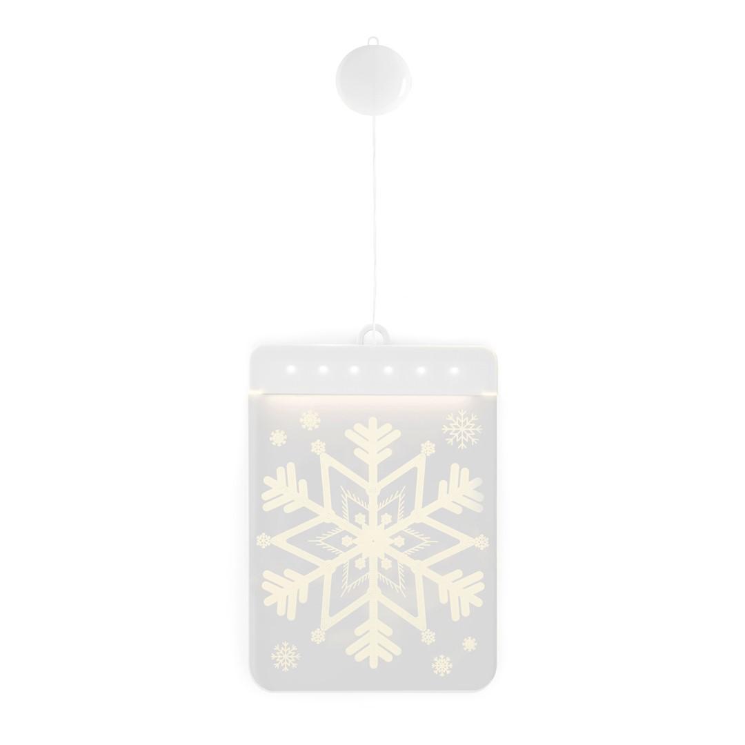 Julebelysning vinduesdekoration AmeliaHome SNOWBALL - transparent, indendørs billede