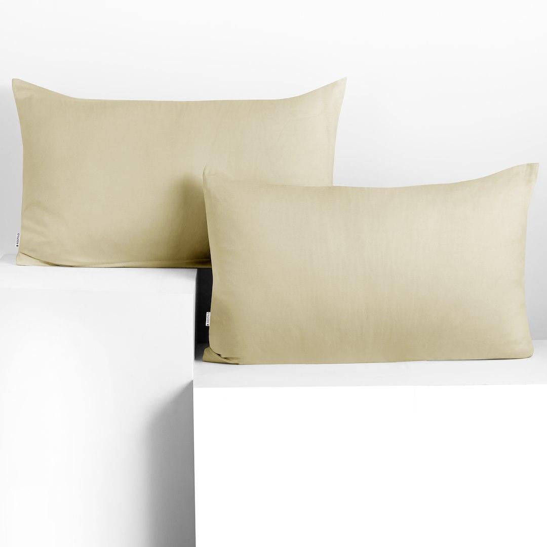 Pudebetræk 50x60 jersey - DecoKing Amber, beige, klassisk billede