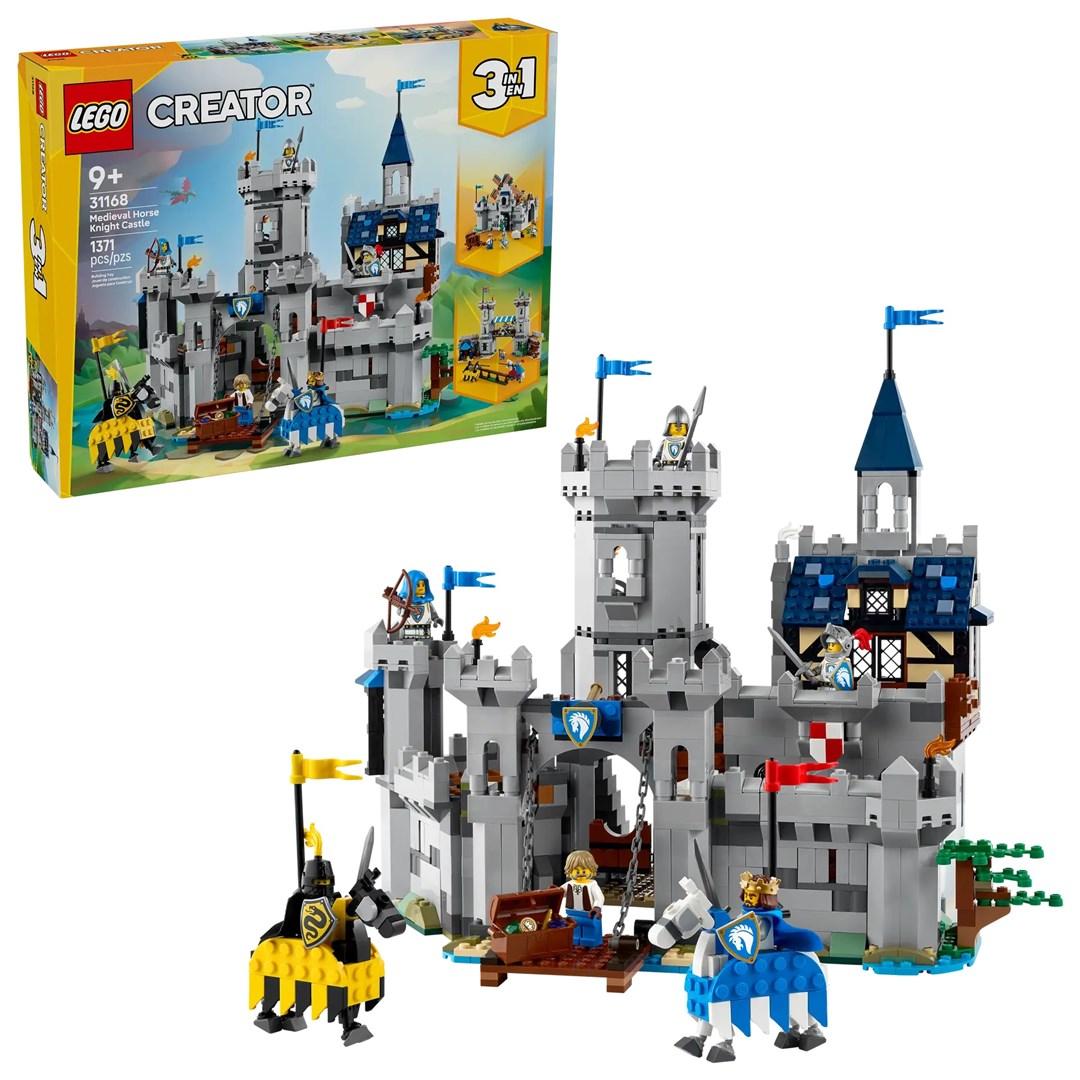 LEGO Creator 3-i-1 Ridderslot med hest (31168) billede