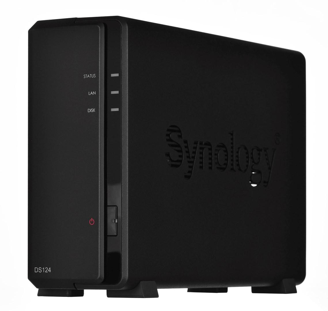 NAS server Synology DiskStation DS124 - 1-bay, Gigabit LAN, sort