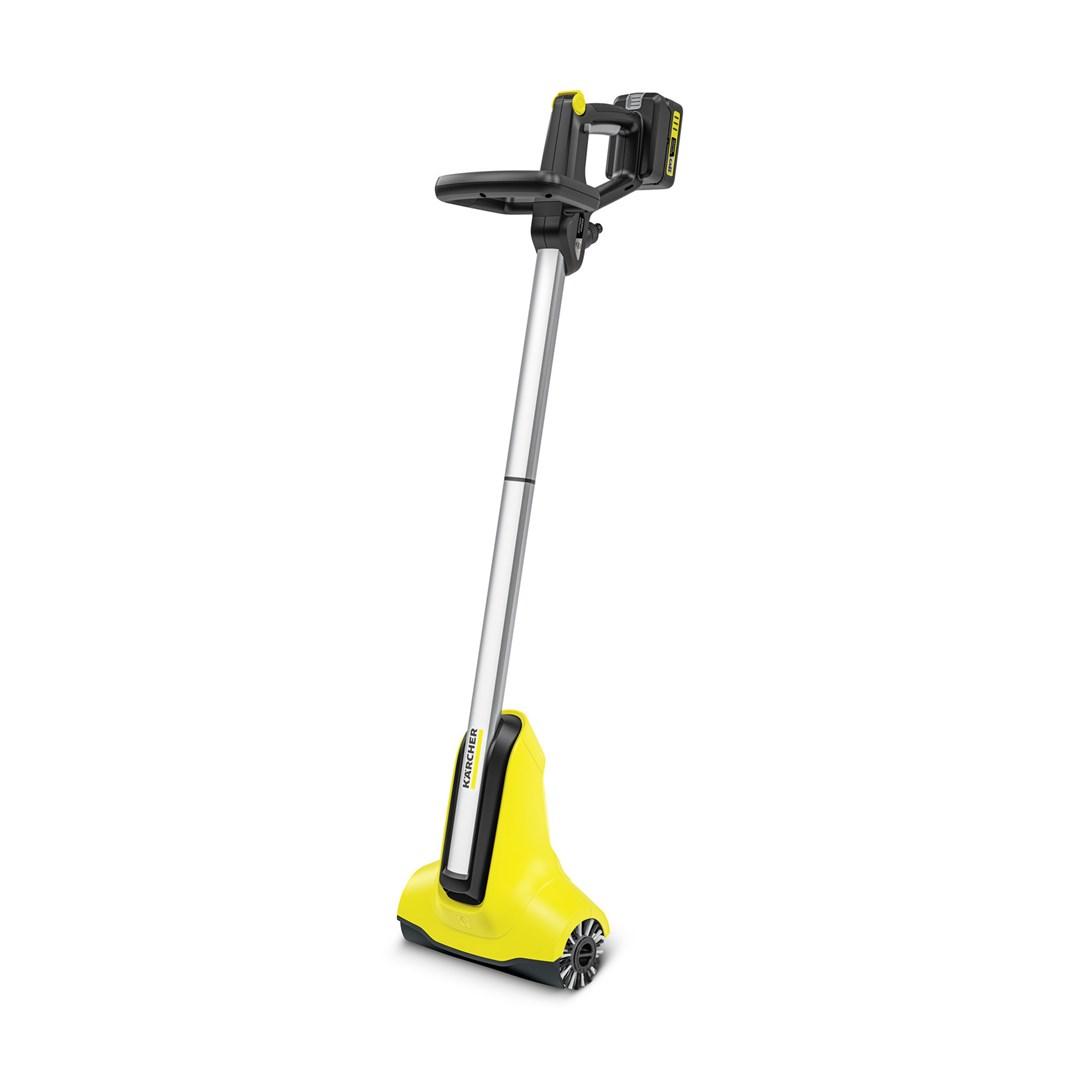 Højtryksrenser til terrasse – Kärcher Compact Battery, 180 l/t, sort/sølv/gul billede