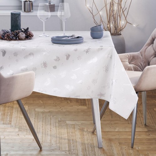Juledug hvid 140×180 cm - Christmas Story fra AmeliaHome