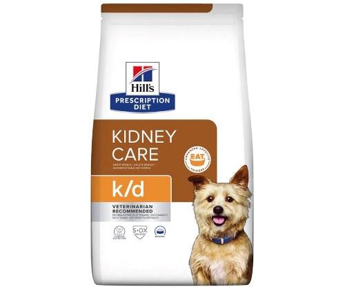 Hundefoder til nyrestøtte – Hill's Prescription Diet k/d Kidney Care, tørfoder, 1,5 kg billede
