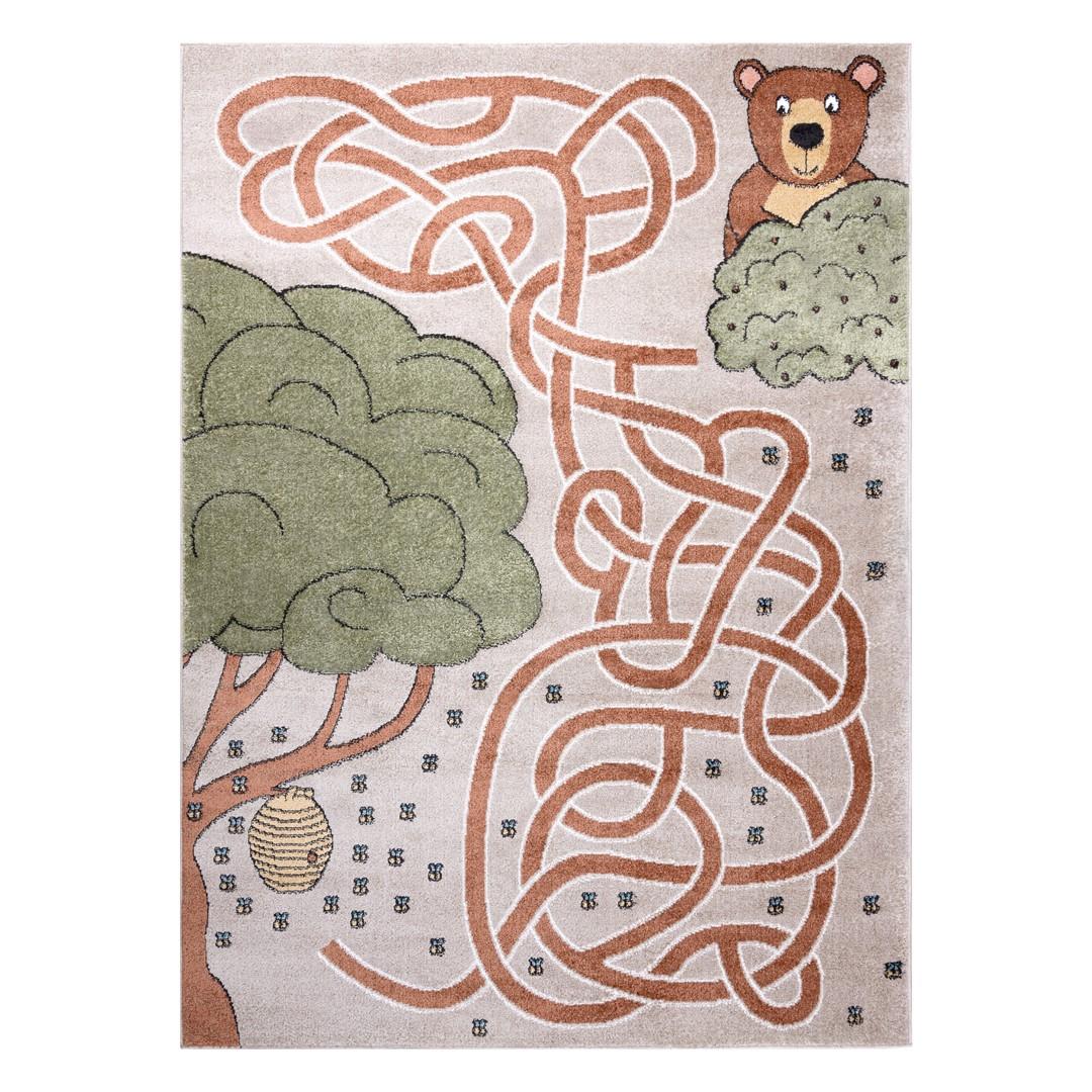 Gulvtæppe Hakano Beo Honey - beige 140×190 cm billede