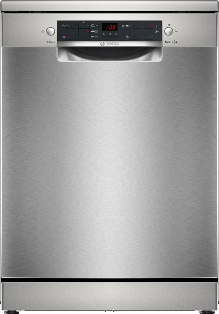Opvaskemaskine Bosch Serie 2 SMS25GI09F, fritstående, 60 cm, 12 kuverter, energiklasse E billede
