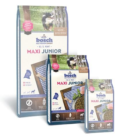 Hundefoder tørfoder Bosch Maxi Junior kylling 3 kg billede