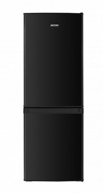 Kølefryseskab MPM 182 L, 142 cm, sort – fritstående billede