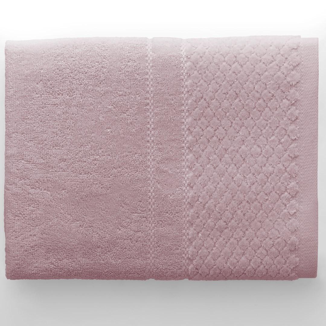Håndklæde 50x90 pudderlyserød - AmeliaHome Rubrum, klassisk billede