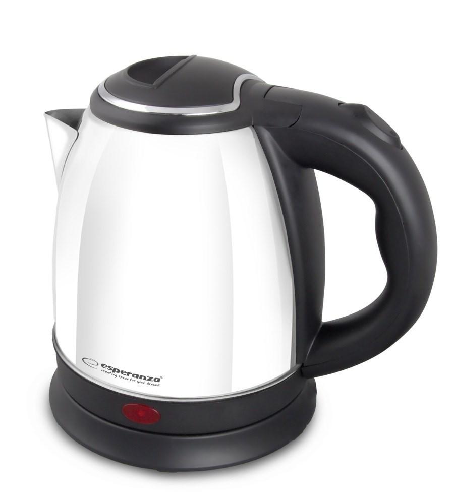 Elkedel Esperanza EKK128W - 1,0 l, sort/hvid, 1.350 W billede