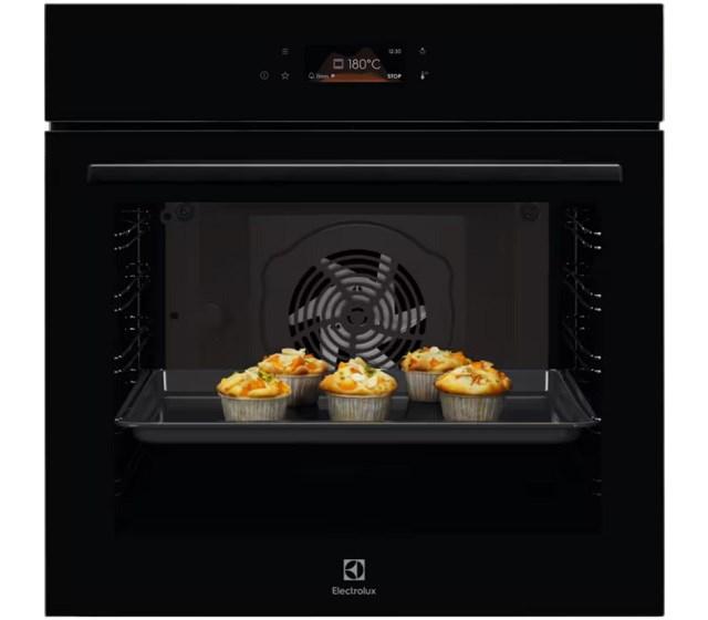 Indbygningsovn Electrolux LOE8F38Z – sort, 72 l, pyrolyse billede