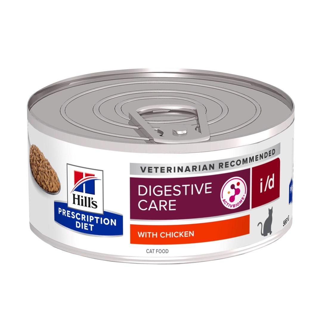 Vådfoder til kat – Hill's Prescription Diet i/d Digestive Care med kylling, 156 g billede