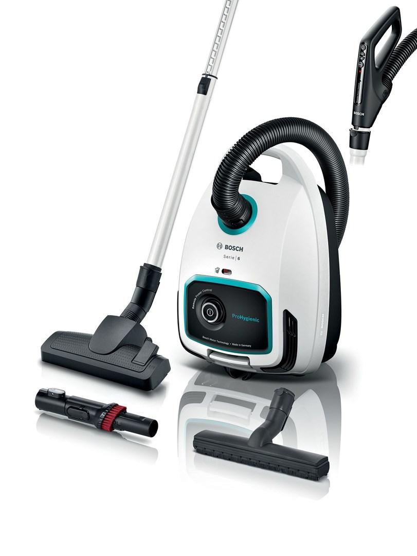 Støvsuger med pose Bosch Serie 6 BGL6HYG1 – cylinder, 600 W billede