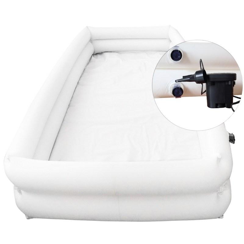 Oppusteligt badekar ANTAR AT51049 – 190 × 90 cm, hvid billede
