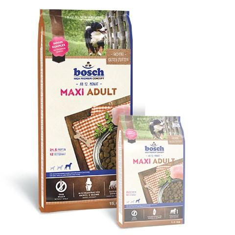 Hundefoder tørfoder Bosch Maxi Adult – 15 kg billede
