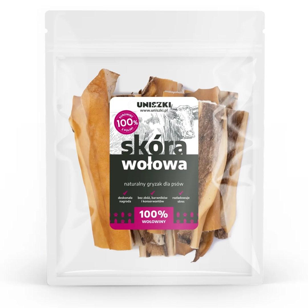 Hundegodbid – UNISZKI oksehud, 100 g billede