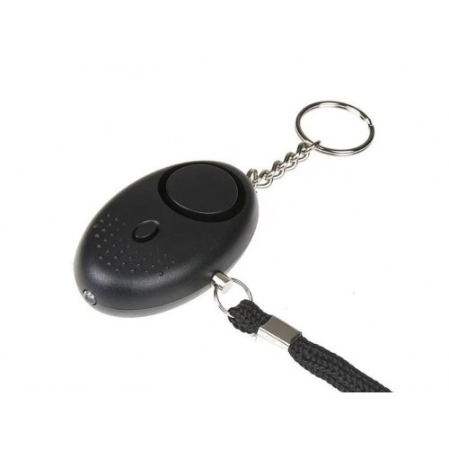 Personalarm GUARD Scorpion – 120 dB sirene og LED-lygte, sort