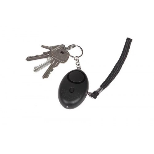 Personalarm GUARD Scorpion – 120 dB sirene og LED-lygte, sort