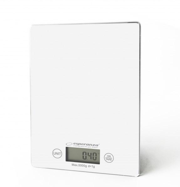 Esperanza EKS002W elektronisk køkkenvægt 5 kg 1 g LCD - hvid