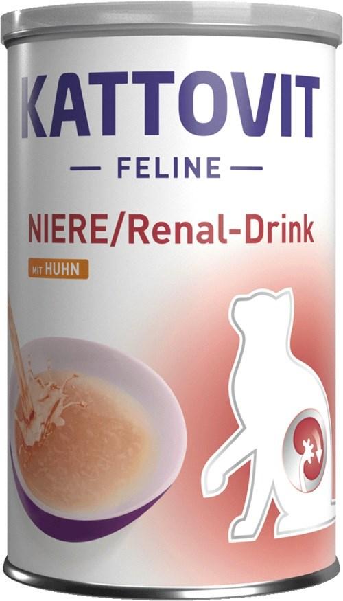 Kattegodbid - Kattovit Feline Nyre/Renal-drik med kylling 135 ml billede