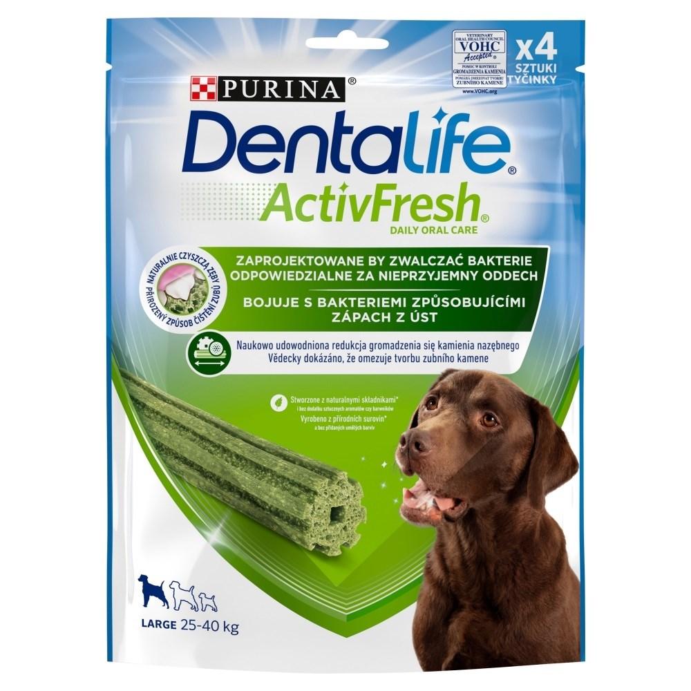 Hundegodbidder dental – Purina Dentalife ActivFresh Large 142 g billede