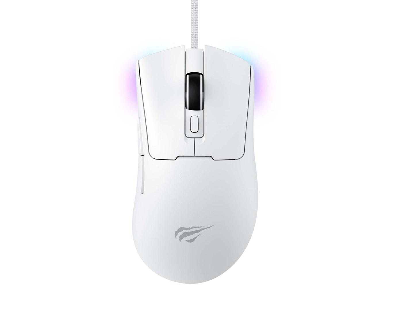Gaming mus Havit MS966 - hvid, kablet, 7 knapper billede