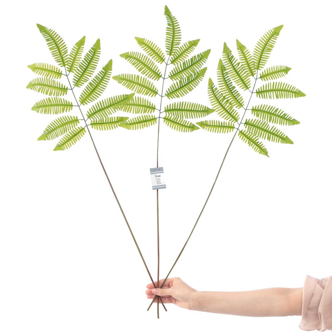 Kunstig plante AmeliaHome TROPI - grøn, moderne snitblomst, 78 cm billede