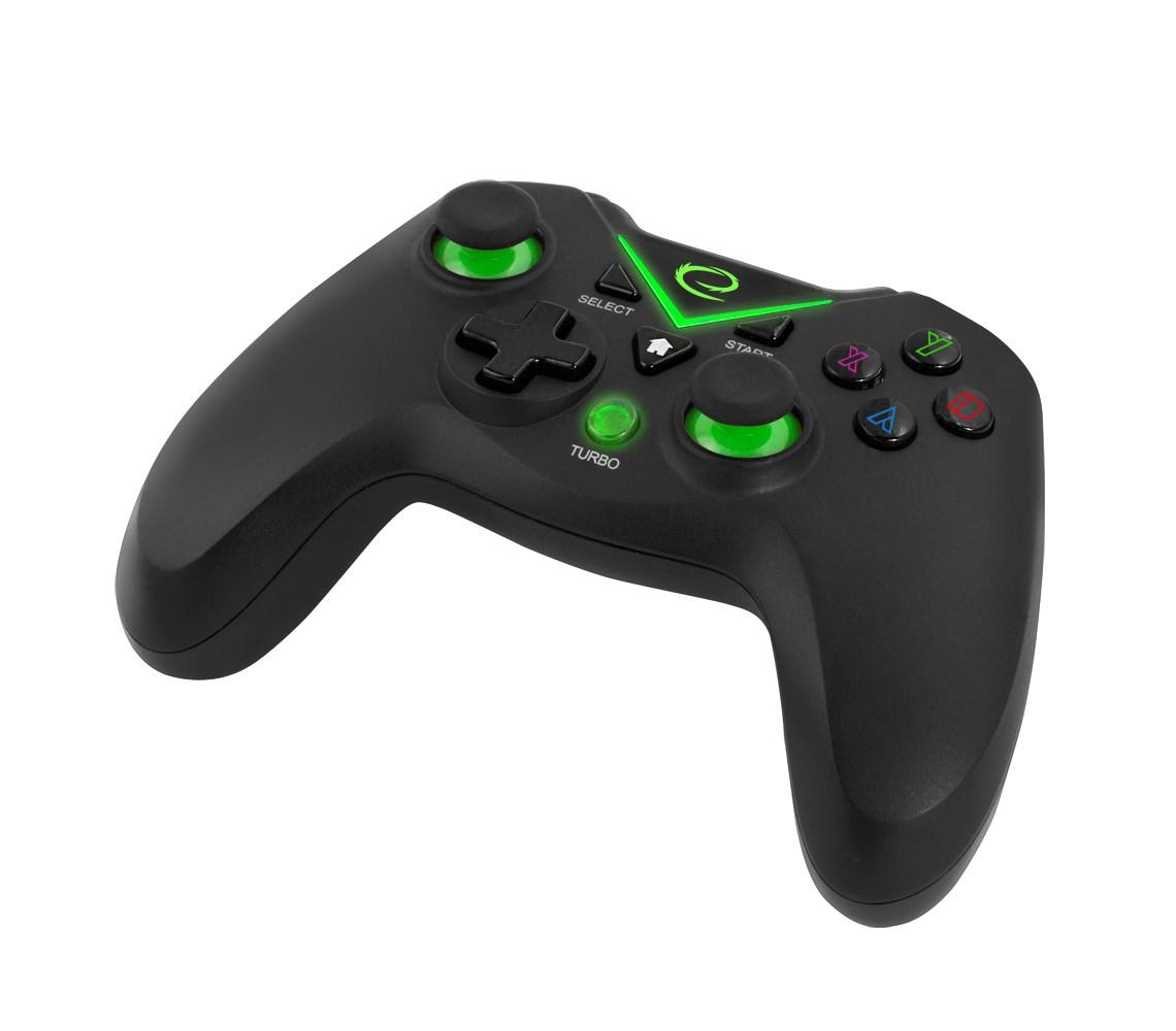 Trådløs gamepad til PC - Esperanza EGG112K (sort) billede
