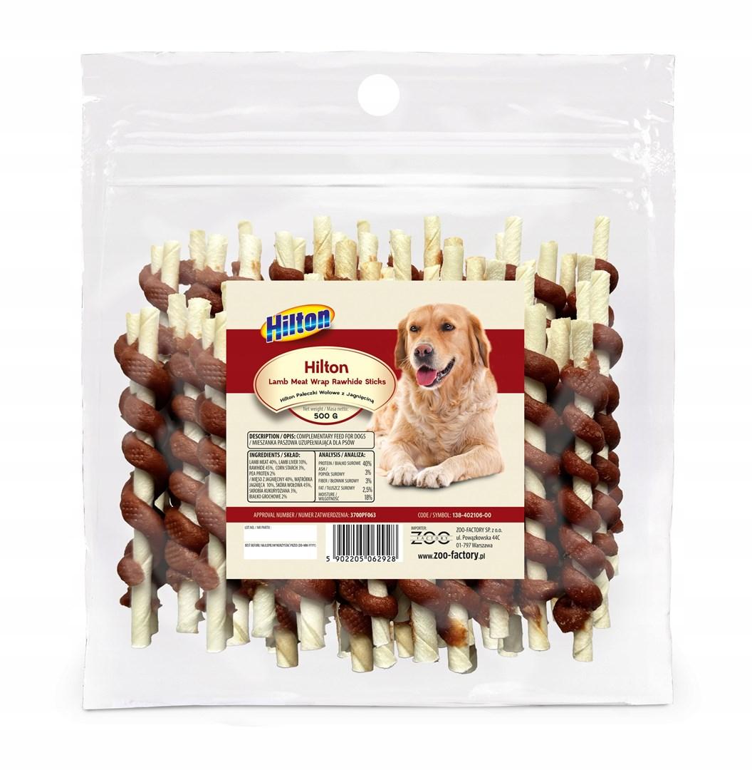 Hundegodbidder – Hilton Beef and Lamb Sticks, 500 g billede