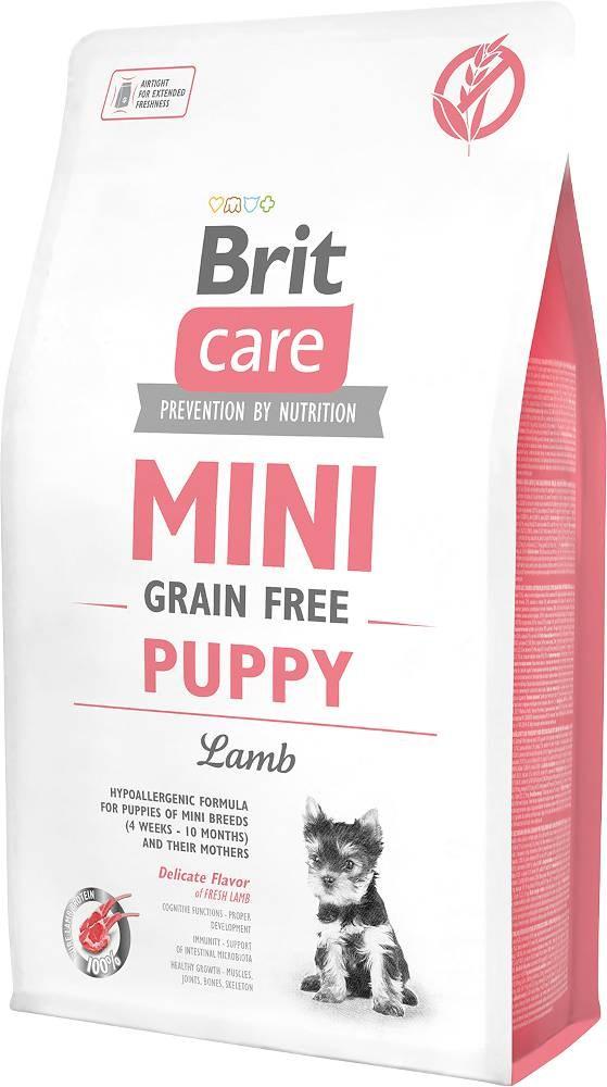 Hundefoder til hvalp kornfrit – Brit Care Mini Lamb, 7 kg billede