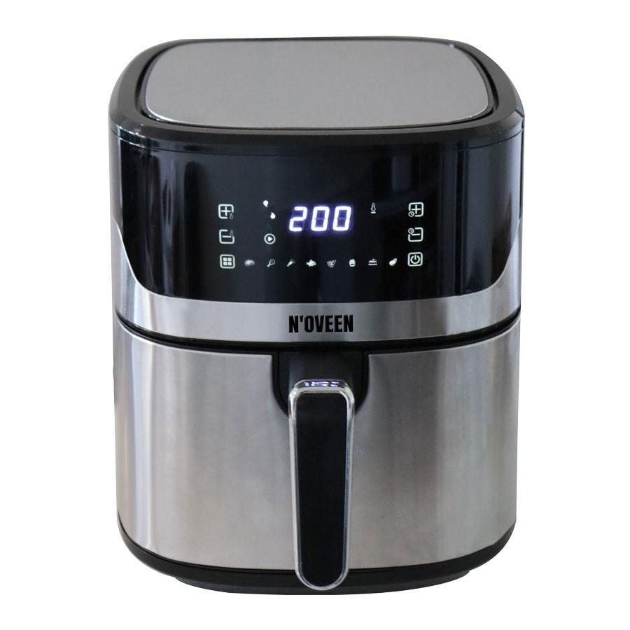 Airfryer N'OVEEN AF550 - 6,5 l, 1.600 W - sort/sølv billede