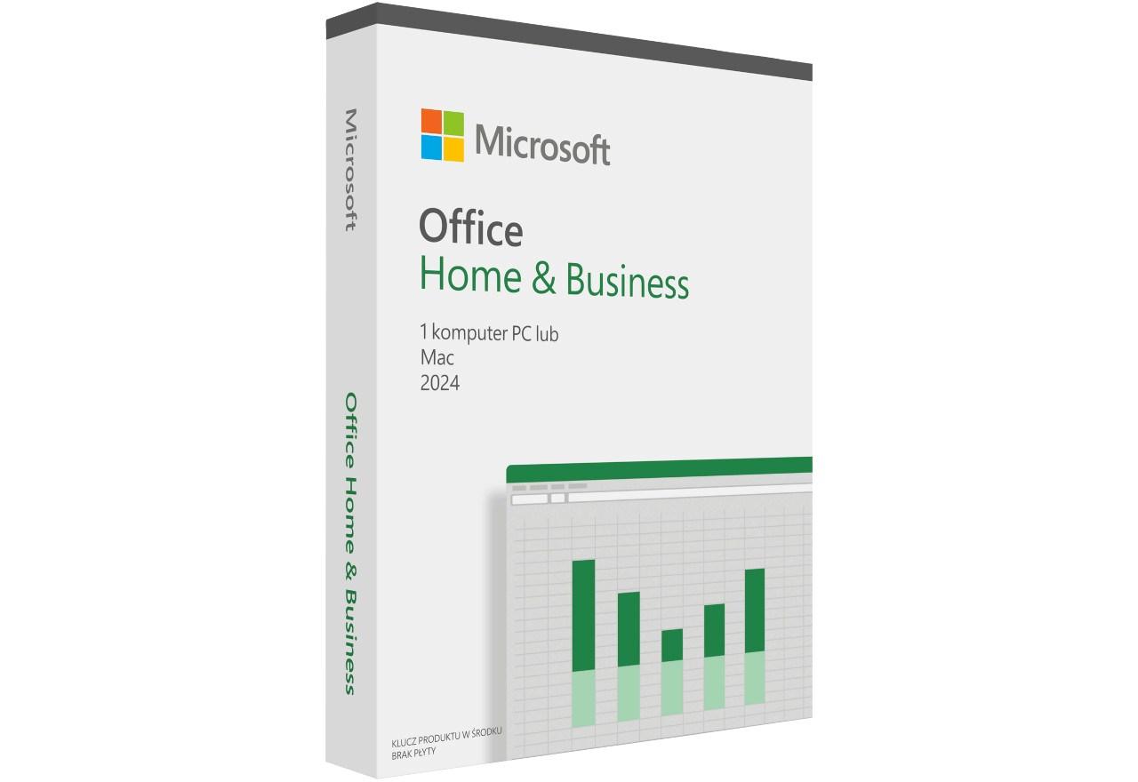 Kontorsoftware Microsoft Office Home & Business 2024 - 1 licens, uden medie, polsk billede
