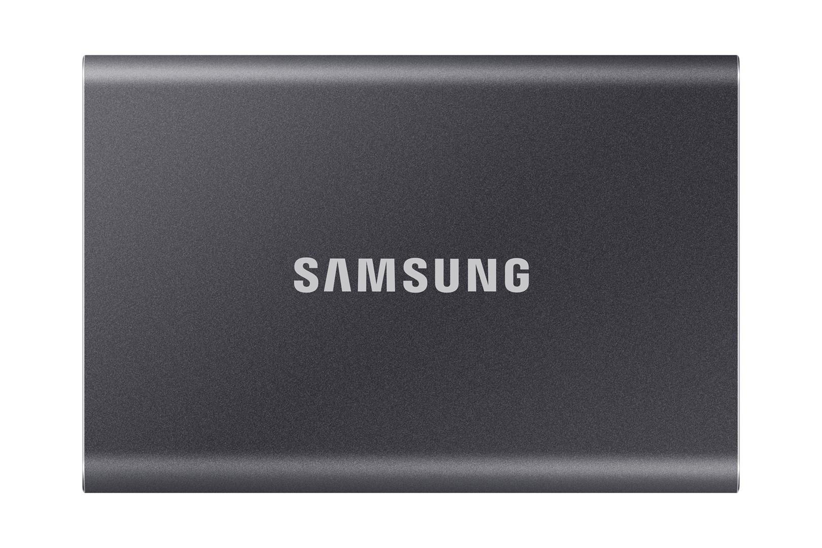 Ekstern SSD Samsung T7 1 TB USB-C 3.2 Gen 2 - grå