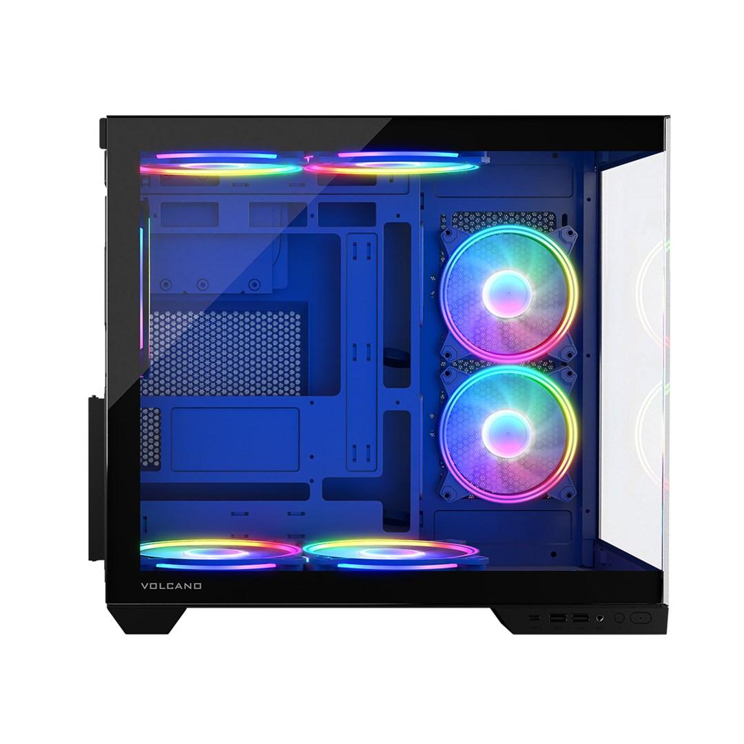 PC kabinet MODECOM Volcano Panorama APEX ARGB 3F Midi Tower billede
