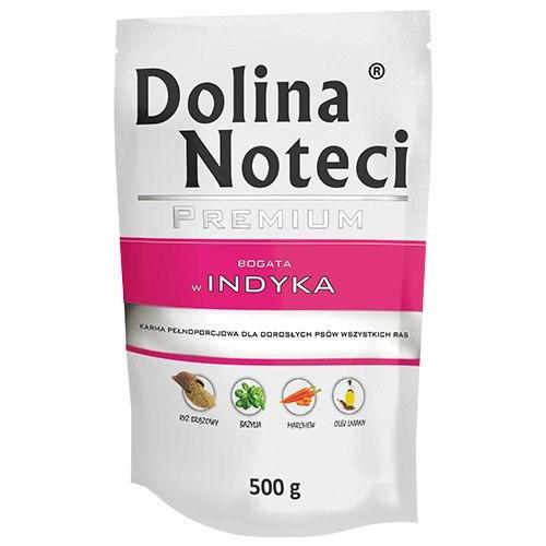 Hundefoder vådfoder Dolina Noteci Premium med kalkun - 500 g billede
