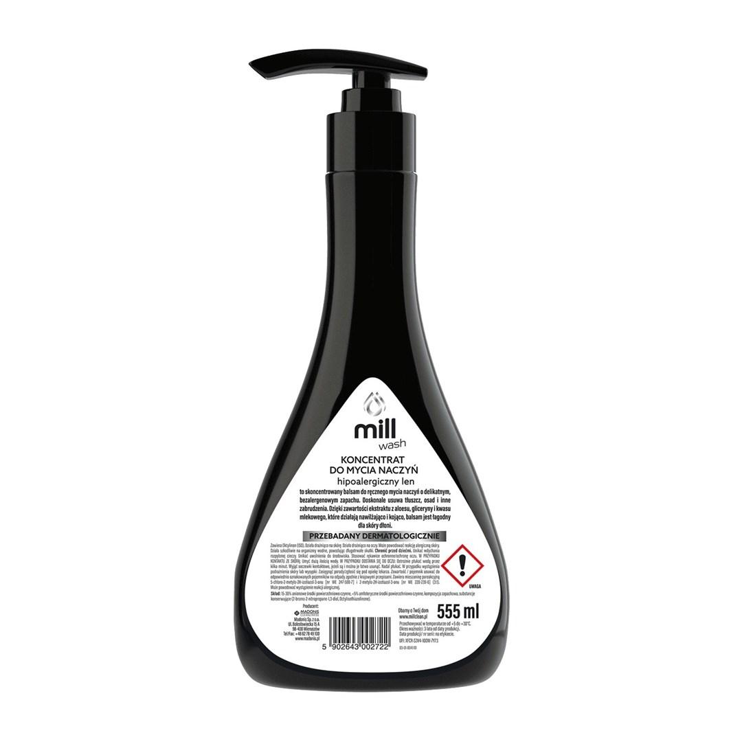 Opvaskemiddel koncentrat - Mill Wash, hypoallergen hør, 555 ml billede