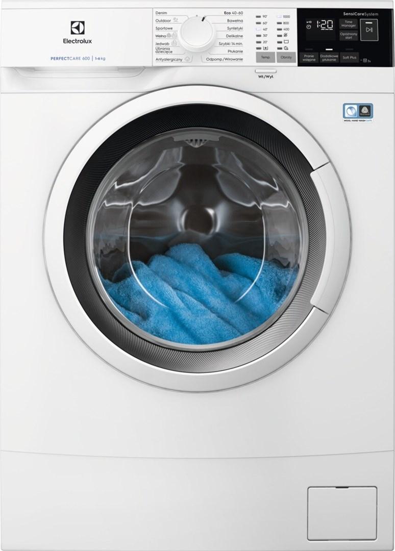 Vaskemaskine frontbetjent Electrolux PerfectCare 600 6 kg 1.000 o/min - hvid billede
