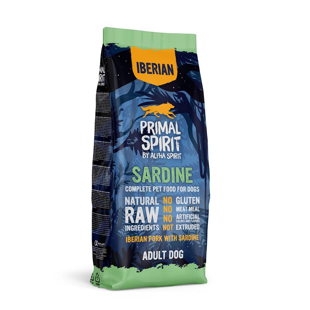Hundefoder PRIMAL SPIRIT Iberian Sardine, semi-moist - 12 kg billede