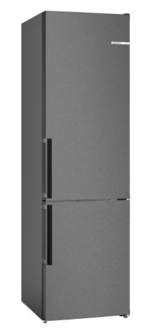 Fritstående kølefryseskab Bosch Serie 4 KGN39VXBT, 363 l, energiklasse B, Dark Inox billede