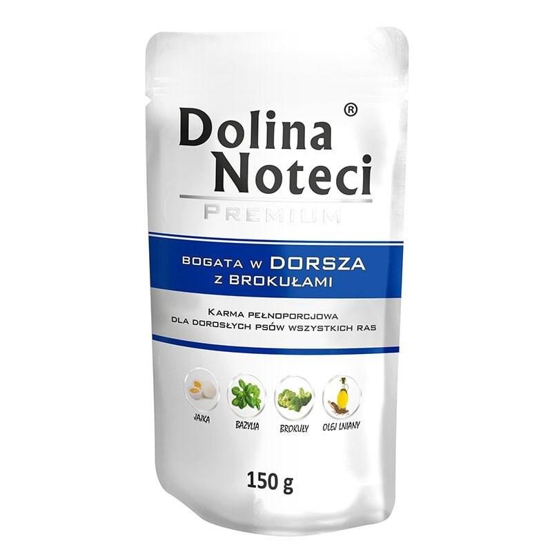 Hundefoder vådfoder Dolina Noteci – torsk med broccoli 150 g billede