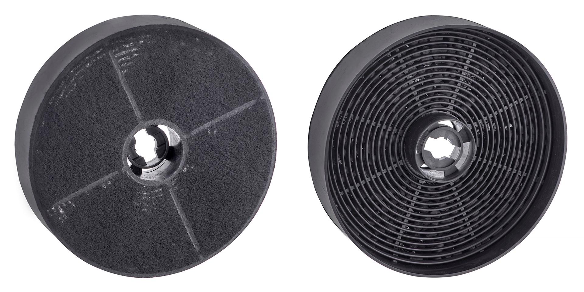 Kulfiberfilter til emhætte MAAN FWMGPZ – sort, 130 mm billede