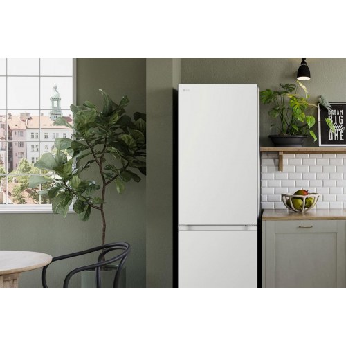Fritstående kølefryseskab LG GBV3100DSW – 344 l, hvid