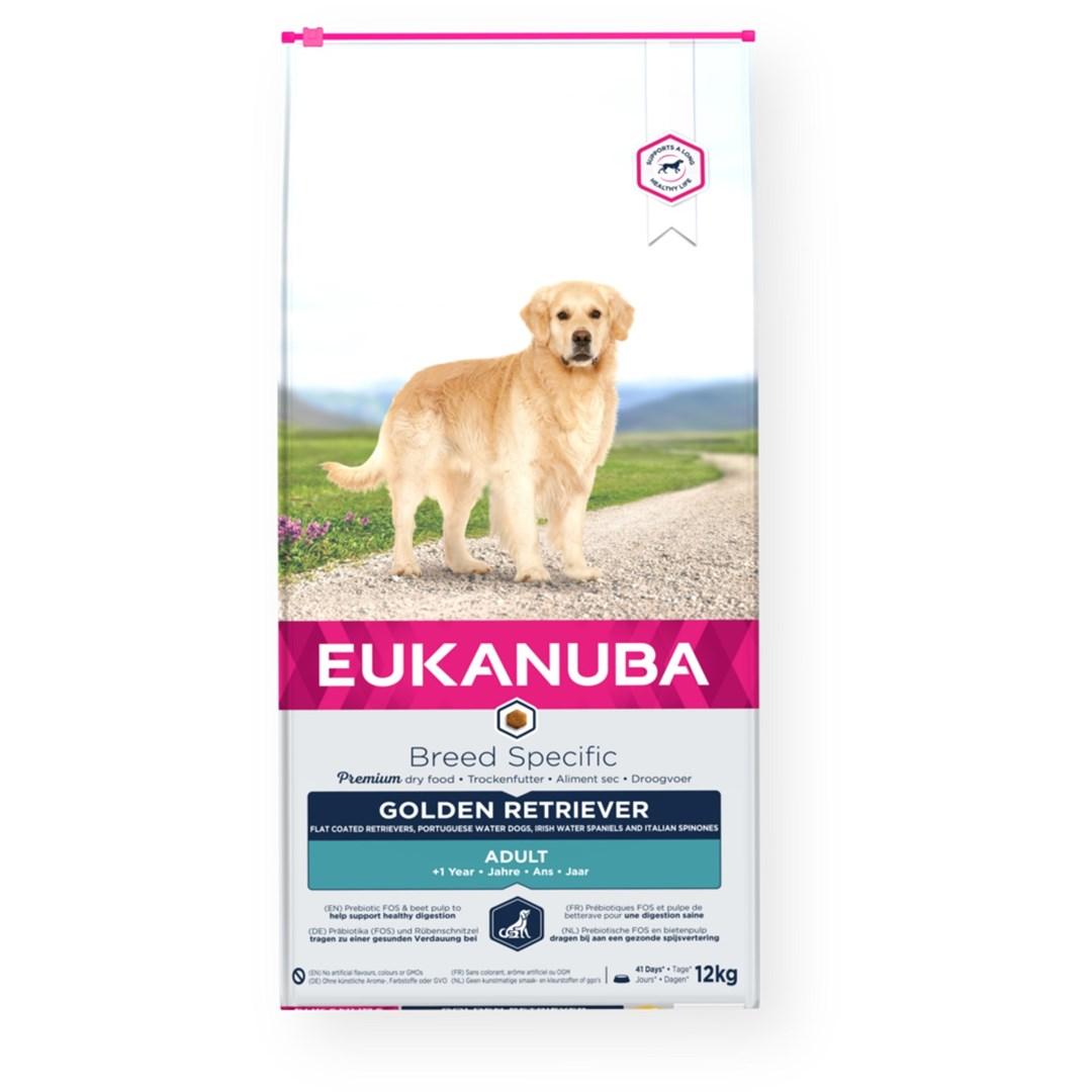 Hundefoder til Golden Retriever - Eukanuba Chicken 12 kg billede