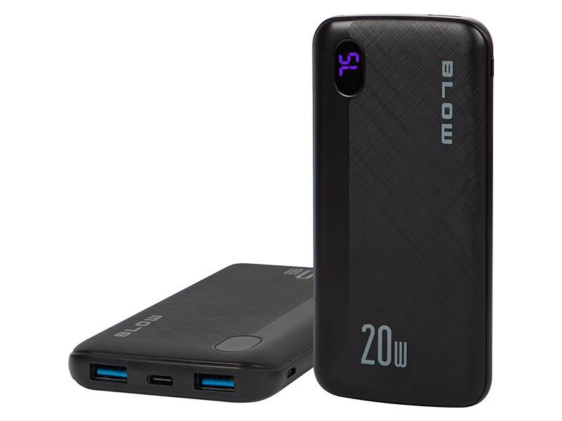 Powerbank BLOW 10.000 mAh QC 20W PB10B - sort billede