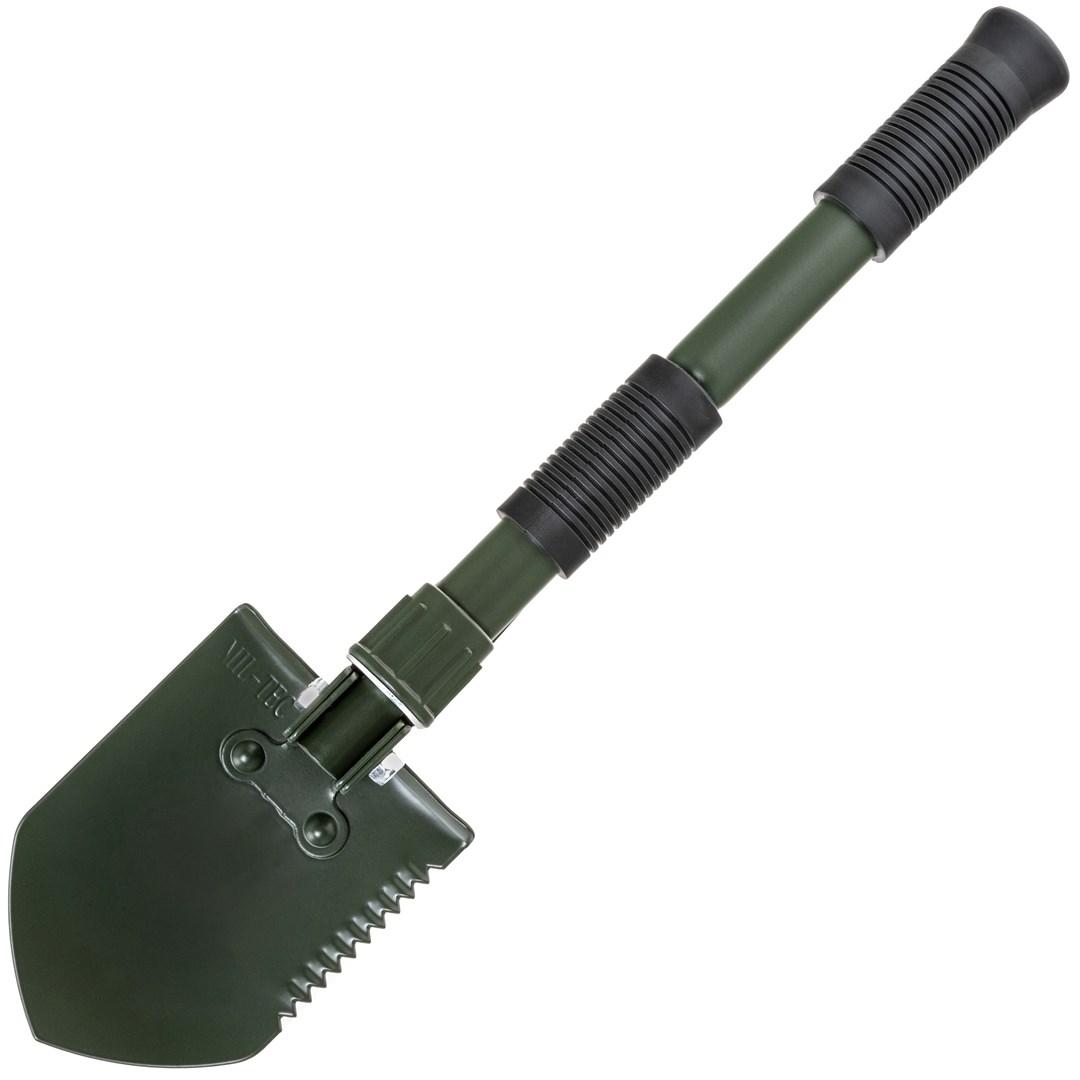 Sammenklappelig skovl – MIL-TEC Mini II, grøn billede