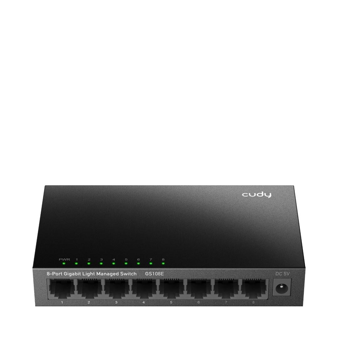Netværksswitch Cudy GS108E – 8-port gigabit, managed billede