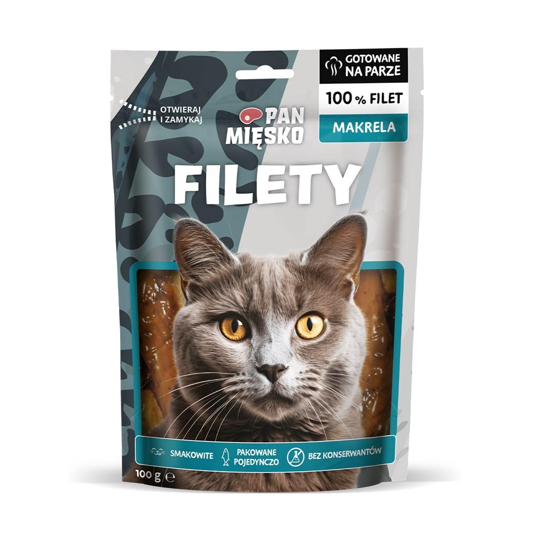 Kattesnacks PAN MIĘSKO makrelfileter – 100 g billede