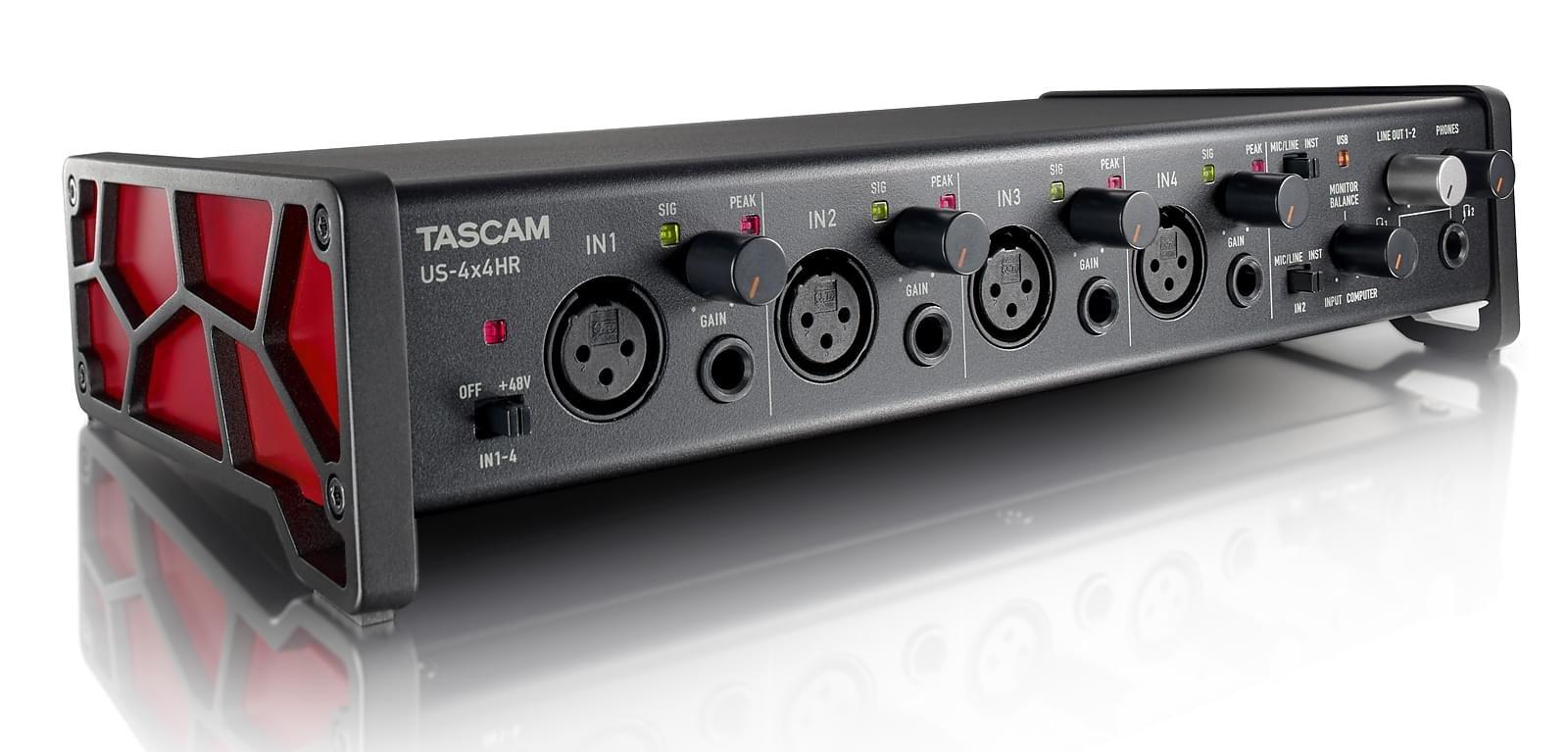 Lydkort USB - Tascam US-4x4HR audio interface