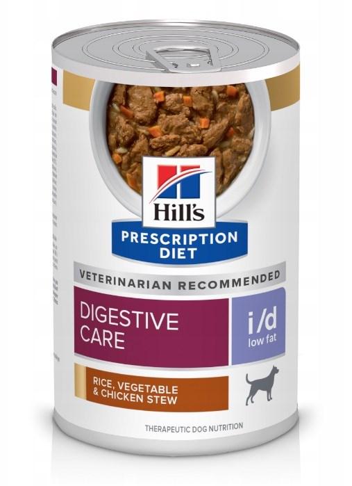 Hundefoder vådfoder Hill's Prescription Diet i/d Low Fat Stew – Digestive Care, 354 g