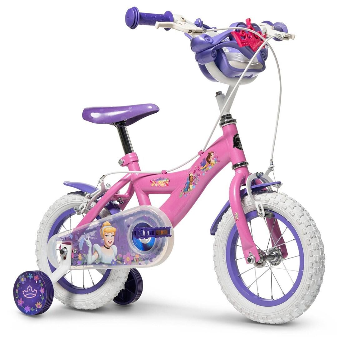 Børnecykel 12" Huffy Disney Princess - med støttehjul billede